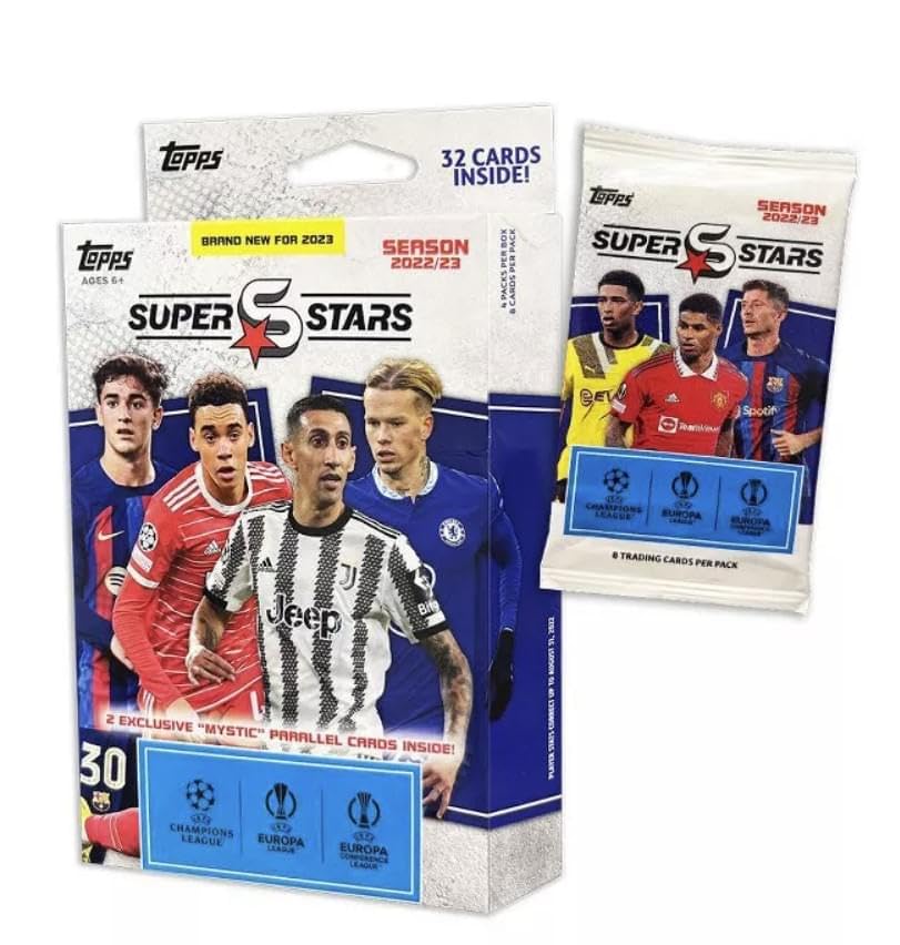Topps - Cards Colecionáveis UEFA Football Superstars 22/23